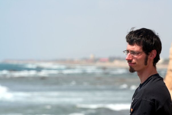 Gazing at the Mediterranean from Acre, Israel